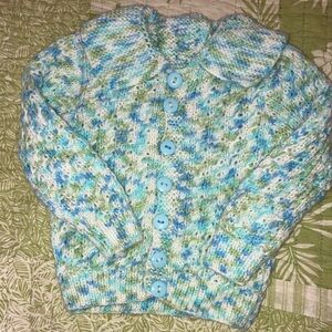 Never Worn Hand Knit Baby Sweater